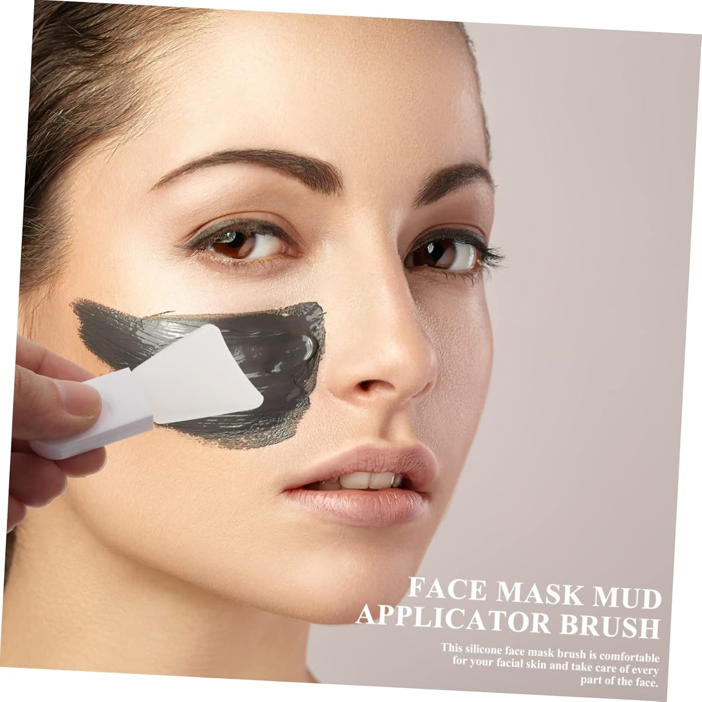 1Set Mini Silicone Face Mask Applicator Portable Brushes for Skincare Featuring Flexible and Compact Design for Mud Masks and Facial Treatments