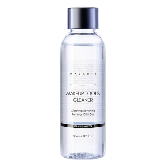 Brush Cleaner Solution: Deep Cleaning for Makeup and Nail Brushes, Sponges, and Powder Puffs, Hypoallergenic Formula, Removes Residue from Cosmetic Tools Cruelty-Free(2.02 Fl Oz)